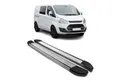 OMAC Kfz-Schmutzfänger Seitenschweller für Ford Transit Custom 2013-2023 L2 Alu 2 tlg, 2-tlg., Rutschfest, Haltbar, Aerodynamik