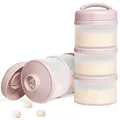 Termichy Milchpulver Portionierer Baby Stapelbar Milchpulver Aufbewahrungsbox