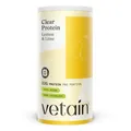VETAIN Clear Protein Vegan - Lemon & Lime - 22g Protein & 98 kcal - 480g - Kölner Liste® zertifiziert - Ohne Sucralose - Erfrischend & leicht löslich - produziert in Deutschland