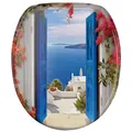 Sanilo WC-Sitz "Greece", mit Absenkautomatik Greece, Blau, Oval