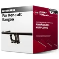 Für Renault Kangoo Typ KW / FW (Auto Hak) Anhängerkupplung horizontal abnehmbar