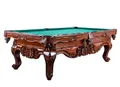 JVmoebel Billardtisch Designer Pooltisch in Braun für Turniere und Freizeitspiele, Made in Europe