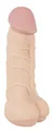 Nature Skin 2in1 Extension + Mastubator - stimulierendes Penis-Sleeve für Männer, Penisverlängerung und -verdickung, realistisch, hautfarben