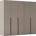 rauch Drehtürenschrank Kleiderschrank Schrank Garderobe Wäscheschrank BESTSELLER MONTCLAR (3 Ausstattungen BASIC/CLASSIC/PREMIUM (SOFT-CLOSE), Breiten 201-400 cm) Front in Glas/Hochglanz/Dekor/Grauspiegel in 5 Breiten MADE IN GERMANY