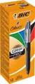 BIC Kugelschreiber 4 Colours Grip Pro mit gummierter Griff-Fläche, 12er Pack