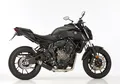 SHARK SRC 4 Auspuffanlage Short schwarz EG-BE passt für YAMAHA MT-07(17-20)/MT-0