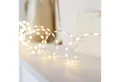 Lights4fun LED-Lichterkette 378er LED Micro Lichterkette warmweiß
