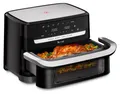 Tefal Dual Easy Fry Flex EY9228, Heißluftfritteuse, 9 l, 1,7 kg, 40 °C, 200 °C, 8 Person(en)