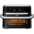 Tefal Dual Easy Fry Flex Heißluftfritteuse 9L – Airfryer mit 2 Kammern & GiantZone, FlexCook-Trennwand, 2700 W, 40–200 °C, 7 Programme, fettarm frittieren & 2 Gerichte gleichzeitig zubereiten EY9228