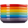 Le Creuset Suppenteller Coupe 27cm 6er Set Regenbogen