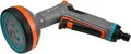 Gardena Multibrause Comfort 18315-20 | Gartenspritze für Gartenbewässerung | 5 Strahlarten | Frostschutz | Grau/Orange
