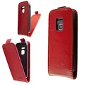caseroxx Flip Cover für Nokia 225 4G (2020) in rot – Handy-Tasche mit Kreditkartenfächern & Magnetverschluss aus Kunstleder, schlank & funktional