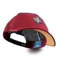 Soulbuddy Sport Cap Herren Damen – Performance Baseballkappe – Atmungsaktiv – Schnelltrocknend – Leicht – Running Training Outdoor – Größenverstellbar – One Size – Bordeaux Red