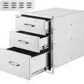 3 BBQ Schubladen Schubladenblock 46 X 58 CM Schubladenkommode Holzkohlegrill