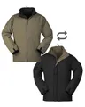 Kälteschutzjacke wendbar ranger green/schwarz, Jacke, Outdoor, Military  -NEU-