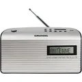 Music 7000x Dab+ - Tragbares Radio Für Unterwegs Oder Zu Hause, Ukw-radio, Großer Bildschirm, Einfache Bedienung, Senderspeicher De, Weckerradio, Wiederholung, Farbe Schwarz & Perle - Grundig