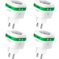 Nous A7Z smarter Stecker ZigBee 4er 3680W/16A/Messung 4er Pack (A7Z(4PCS))