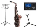 Classic Cantabile Saxophon Alt Saxophon, Alto Sax Spar-Set, 9-St., Set mit Koffer und Zubehör, Altsaxophon mit Hoch-Fis-Klappen