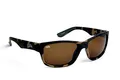 Fox Chunk Sunglasses - Polarisationsbrille, Modell:Camouflage Rahmen / braune Gläser