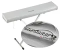 Soundwear Elastische Abdeckhaube 102-125 cm Silber