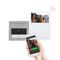 Comelit Kit Interphone Ultra und Mini Mains libres WiFi Simplebus 2 - KVU8190W - Smartes Video-Türsprechsystem mit WiFi und Kompatibilität zu Alexa
