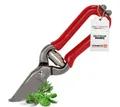 Topanbieter999 Gartenschere mit Bypass-System, ergonomischer Griff, Verschluss hinten, ideal für kleine Hände