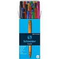 Schneider Fave 96081092 Einziehbar Kugelschreiber Blau 0.5 mm Mittel Kugelschreiber Nachfüllbar 50 Stück