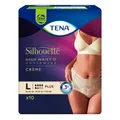 TENA Silhouette Plus Creme L Inkontinenz Pants