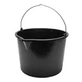 Garronda Baueimer 20 Pack 15 L mit Ausguss – robuster Mörteleimer aus recyceltem Kunststoff mit Metallhenkel, stabiler Putzeimer und Maurerkübel für Baustelle, Garten und Haushalt GD-0168