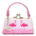 Mario Moreno Geldbörse Flamingo Portemonnaie Geldbeutel Mini Bag Colorline - Rosa
