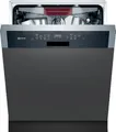 Neff Geschirrspüler Spülmaschine S147ZCS35E FlexSchublade Edelstahl schwarz