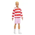 Barbie Fashionista Ken-Puppe - Red and White Strip Fensterkarton HYV01 Deutsch