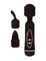 Power Wand Set: Vibrator, Wand-Vibrator mit 2 Aufsätzen, schwarz #18