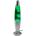 ChiliTec Lavalampe "CTL Funky-Si LED" 34cm RGB Wasser & Wachs: Klar, Body: Silber