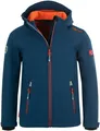Trollkids Kids Trollfjord Jacket mystic blue/orange - Größe 104 Kinder
