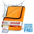 ALCLEAR 9520 Mikrofaser Trockentuch XXL für Auto 60x90 cm saugstark fusselfrei