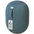 VLUV® KAPSUL STOV Balancekapsel Ergonomisch mit Tragegriff und Umkippschutz Schlanker Sitzball Waschbarer Stoffbezug Balancehocker Schreibtischhocker Wackelhocker Büro - Blau - Größe M