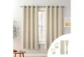 Cozyor Verdunkelungsvorhang 2er-Set inkl. 2 Magnethalter, thermoisolierend, Gardinen blickdicht (2 St), Ösen, verdunkelnd, Mikrofaser Polyester