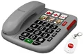 simvalley Communications Notruftelefon: Senioren-Notruf-Telefon, Garantruf Easy, Funk-SOS-Taster, Freisprechen (Senioren-Festnetz-Telefon, Desktop-Telefon, Seniorenhandy)