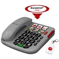simvalley Senioren-Notruf-Telefon, Garantruf Easy, Funk-SOS-Taster, Freisprechen