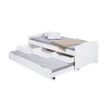 Funktionsbett  Luigo , weiß , Maße (cm): B: 98 H: 63 T: 208.0