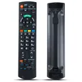 Geeignet für Panasonic Fernbedienung für Panasonic N2QAYB000504 Fernseher TV Remote Control / D1170 / Neu (Schwarz)