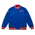New England Patriots NFL Mitchell & Ness Heavyweight Satin Jacke Blau-L