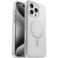 OtterBox Symmetry Clear für MagSafe transparente Hülle für iPhone 15 Pro Max, stoßfest, sturzsicher, schützende Hülle, 3X getestet nach Militärstandard, Transparent