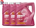 3x5 Liter MANNOL 5W-20 Energy Ultra JP Motoröl HONDA TOYOTA KIA NISSAN 5W20