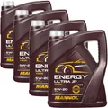 4x5L MANNOL MOTORÖL ENERGY ULTRA JP SAE 5W-20 passend für API SN C5 GF-5 FORD
