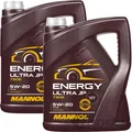 2x5L MANNOL MOTORÖL ENERGY ULTRA JP SAE 5W-20 passend für API SN C5 GF-5 FORD