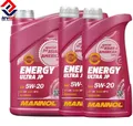 5+2x1=7 Liter MANNOL 5W-20 Energy Ultra JP Motoröl HONDA TOYOTA KIA NISSAN 5W20