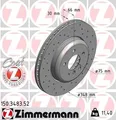 ZIMMERMANN Bremsscheibe 150.3483.52 für BMW