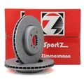 Zimmermann SPORT Bremsscheiben Ø 348mm für BMW F10 F11 528-535i 525d 530d vorne